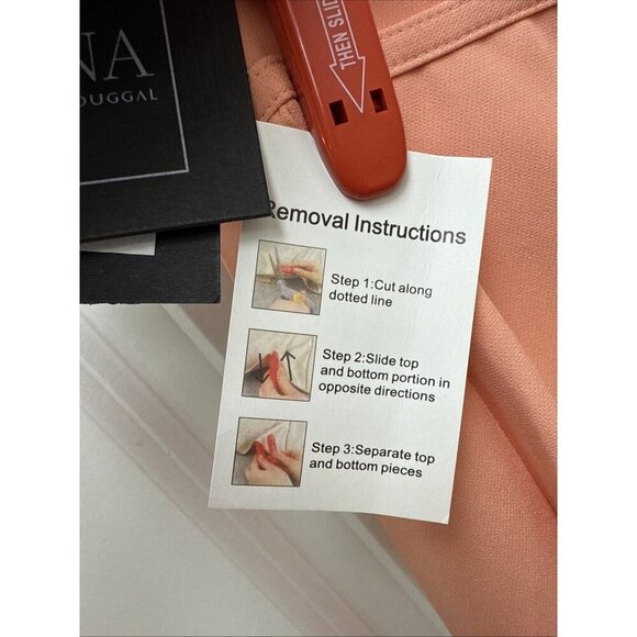 Mac Duggal Size 14 Peach 26266 One-Shoulder Jersey Mermaid Cocktail Gown Dress - Picture 9 of 9